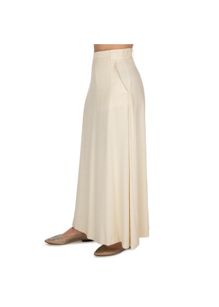damen rock kartika weitem schnitt cremeweiss