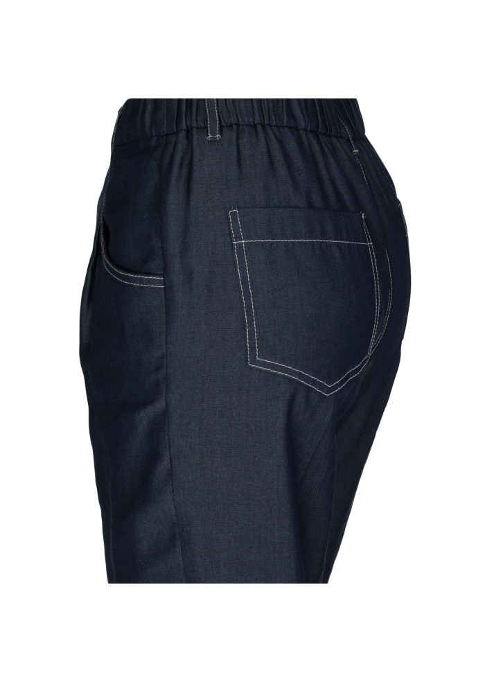damen hose kartika denim blau