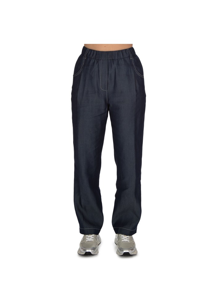 damen hose kartika denim blau