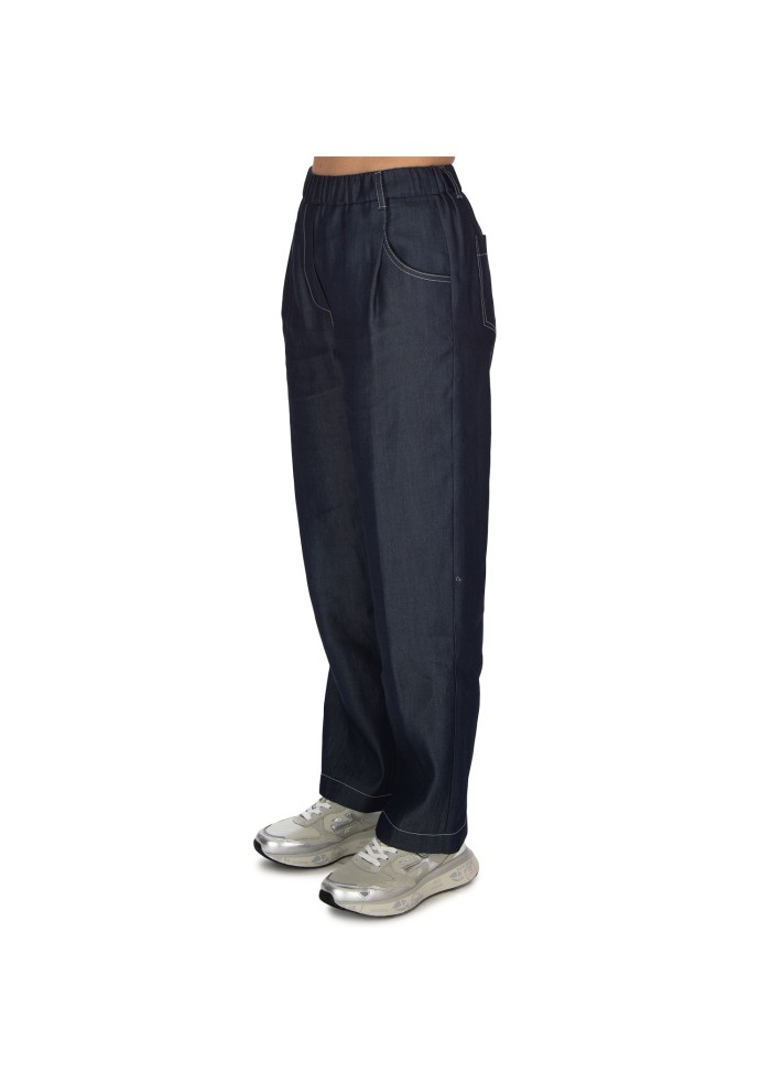 pantaloni donna kartika denim blu