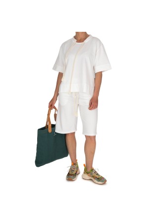 NOUMENO CONCEPT | BERMUDA SHORTS POCKETS WHITE
