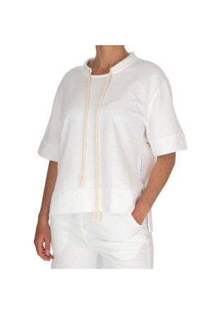 t shirt oversize donna noumeno concept microstampa bianco