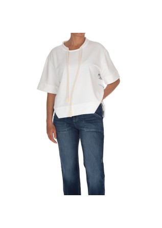 NOUMENO CONCEPT | OVERSIZED T-SHIRT SMALL PRINT WHITE