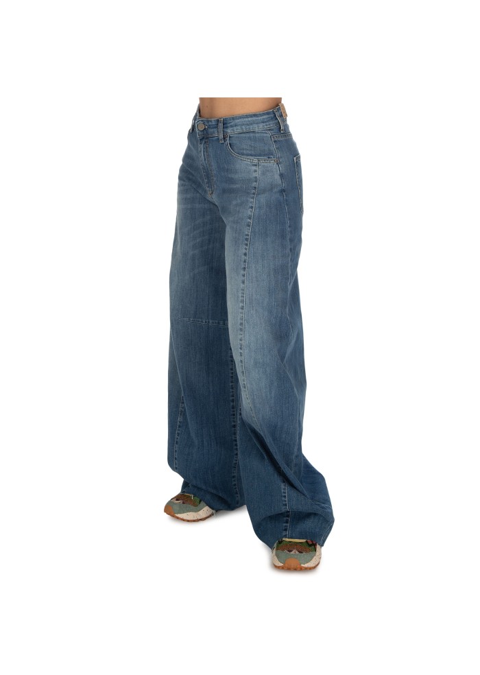damen jeans noir n bleu new fit denim blau