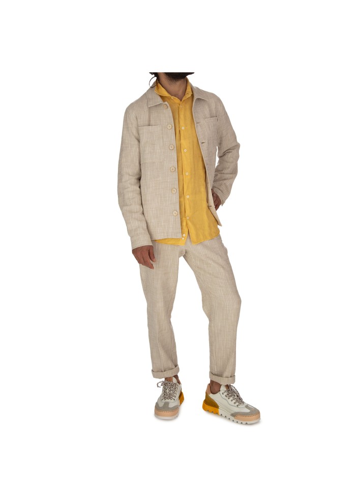 herren hose briglia leinen beige