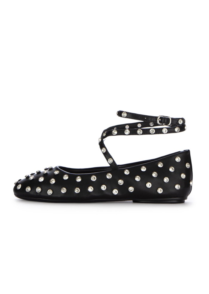 ballerine donna ekp cinturini incrociati nero