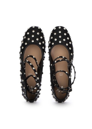 EKP | BALLET FLATS CRISS-CROSS STRAPS BLACK