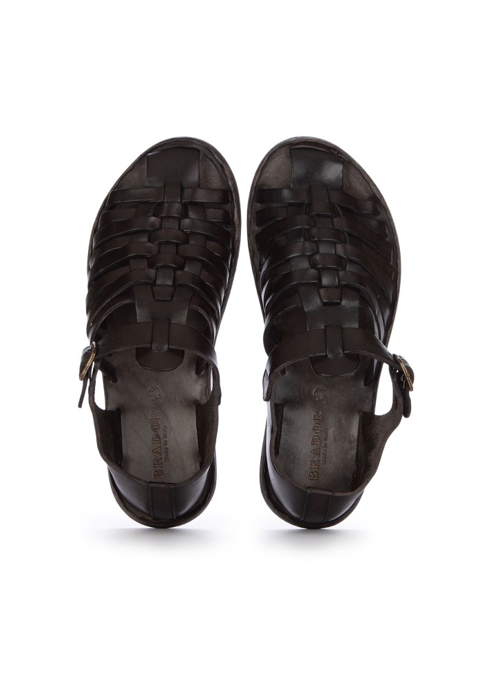 damen sandalen brador fisherman dunkelbraun