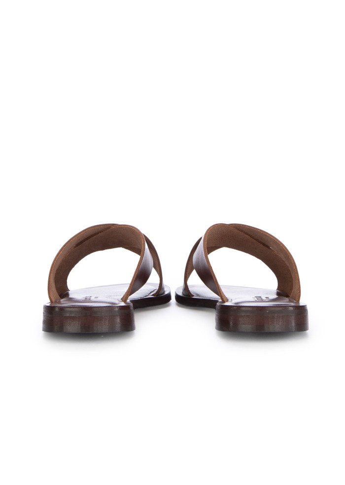 womens sandals cuoieria toscana dive cognac brown