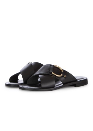 damen sandalen cuoieria toscana dive schwarz