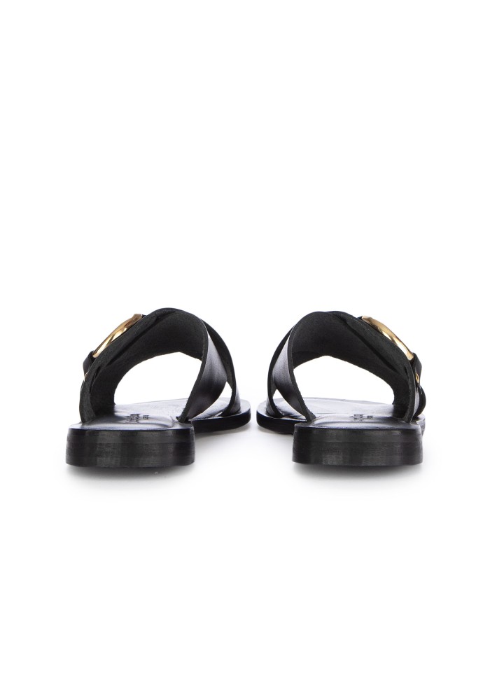 womens sandals cuoieria toscana dive black