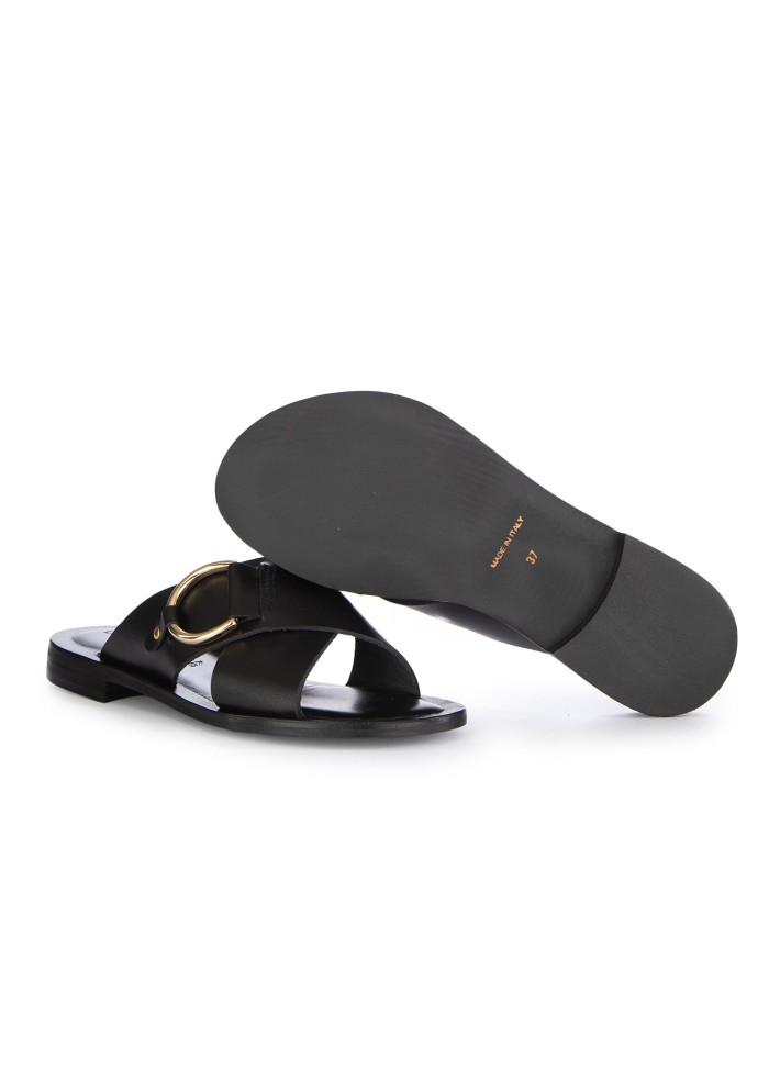 womens sandals cuoieria toscana dive black