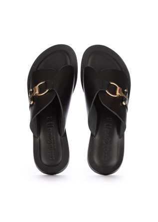 CUOIERIA TOSCANA | SANDALEN BREITBAND SCHWARZ