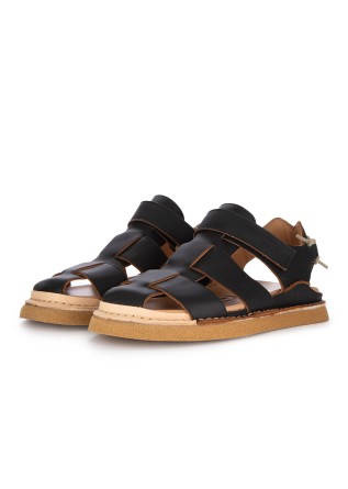 damen sandalen bng real shoes lo fisherman schwarz