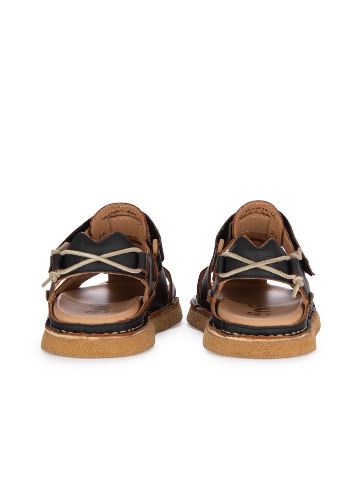 sandali donna bng real shoes lo fisherman nero