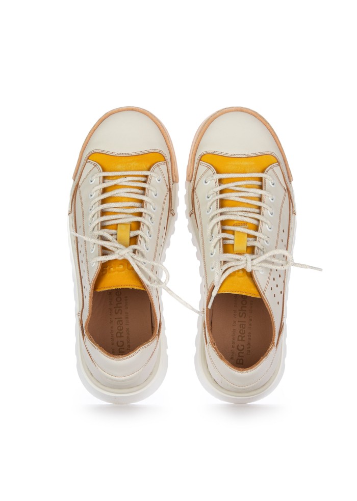 herren sneaker bng real shoes l hawaiana gialla cremeweiss gelb