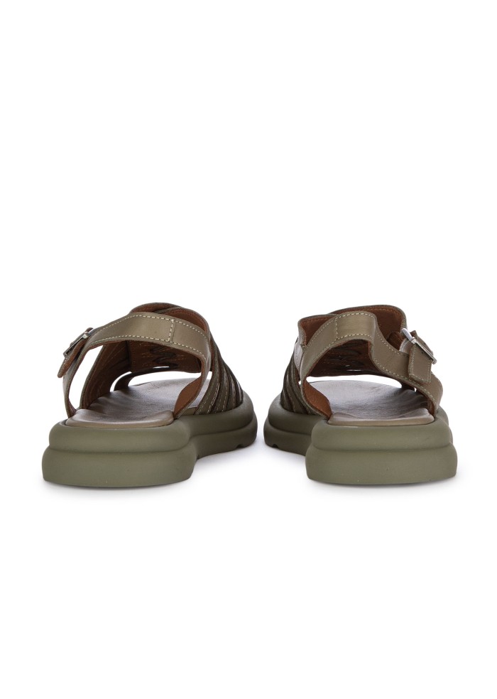 damen sandalen bueno geflochtenem design grun
