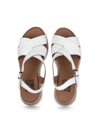 BUENO | SANDALEN GEKREUZTEN RIEMEN WEIß