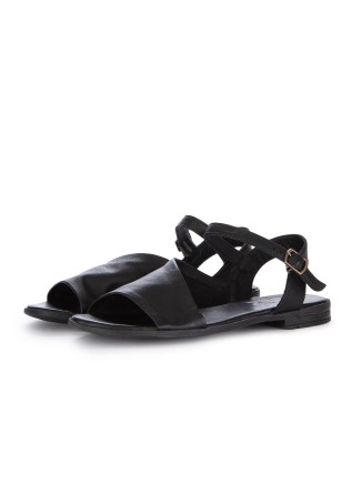 damen sandalen bueno offener spitze schwarz