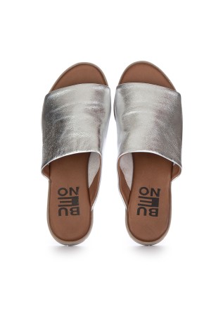 BUENO | SANDALEN BREITEM RIEMEN SILBER