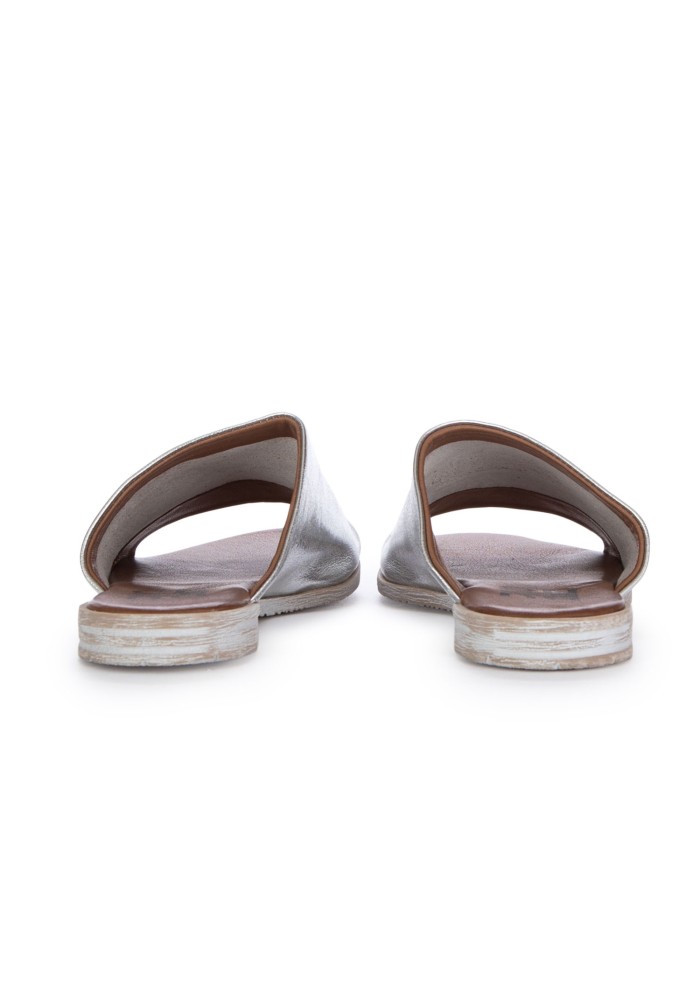sandali donna bueno fascia larga argento