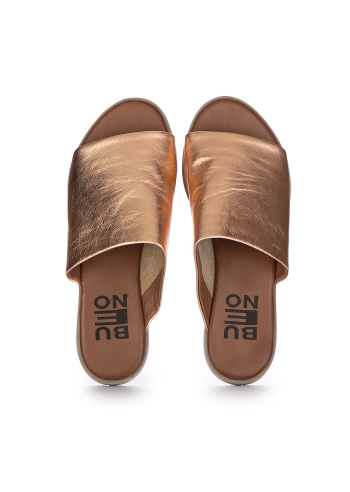 damen sandalen bueno breite riemen bronze