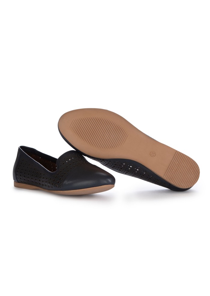 ballerine donna bueno traforate blu