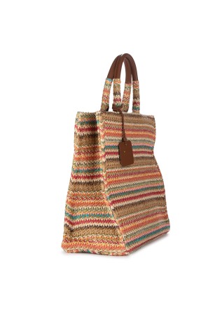 CHANDANA | SHOPPER BAG CAMILLE MEDIUM PAOPAO PEONY MULTICOLOR