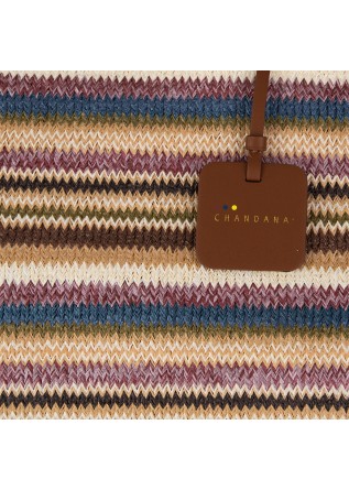 CHANDANA | SHOPPER BAG CAMILLE MEDIUM BANES PRUNE MULTICOLOR