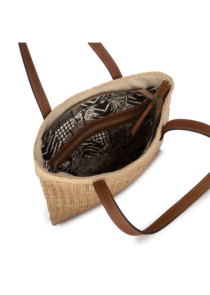damen schultertasche afar baaco beige