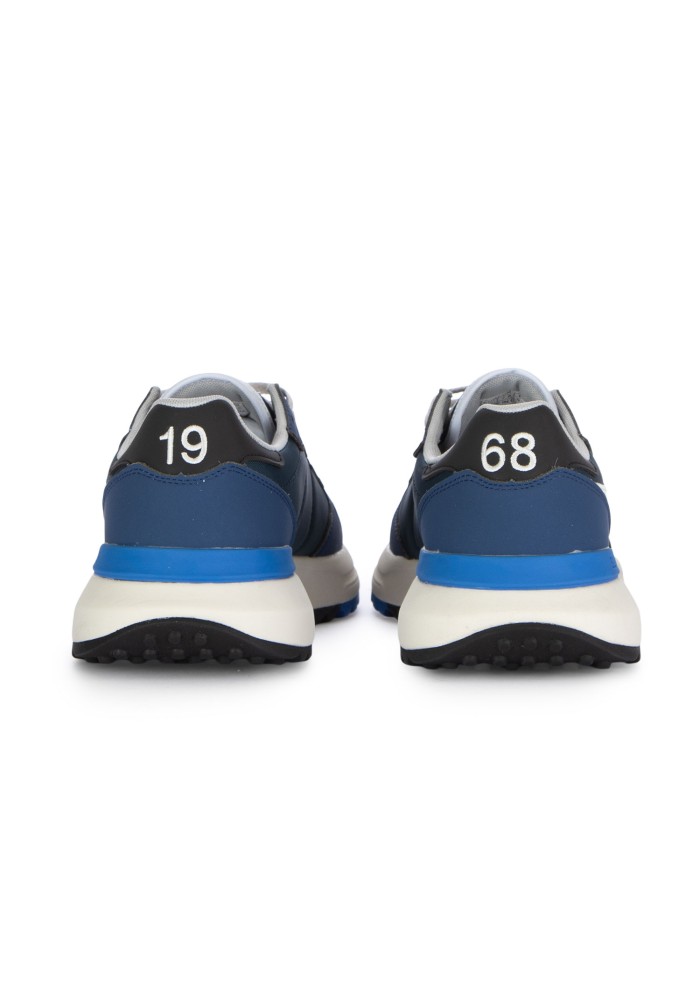 mens sneakers sun68 niki solid blue
