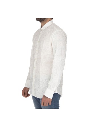 BASTONCINO | HEMD PAISLEYMUSTER WEIß