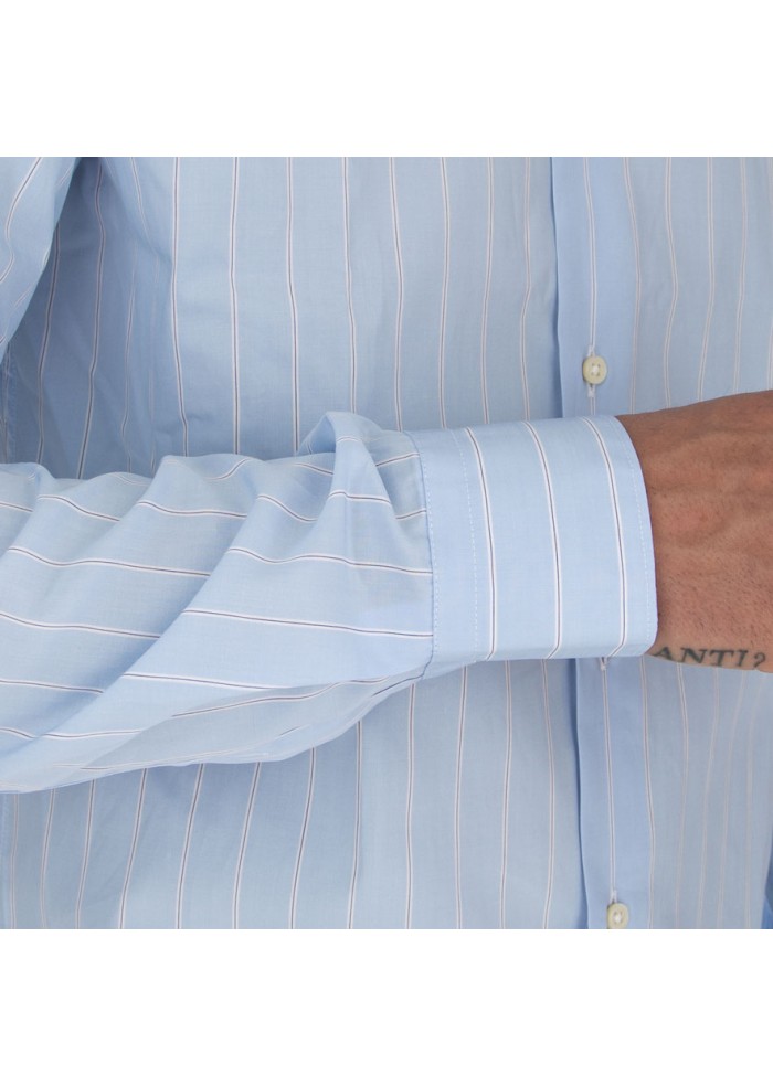 camicia uomo liberty rose righe blake azzurro bianco