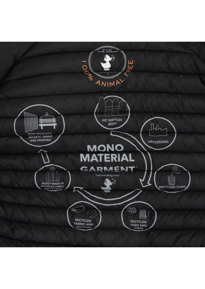 mens vest save the duck miro20 dave blue