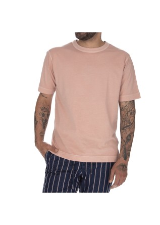 mens t shirt daniele fiesoli crew neck pink