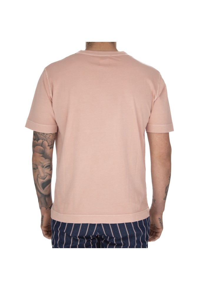 mens t shirt daniele fiesoli crew neck pink