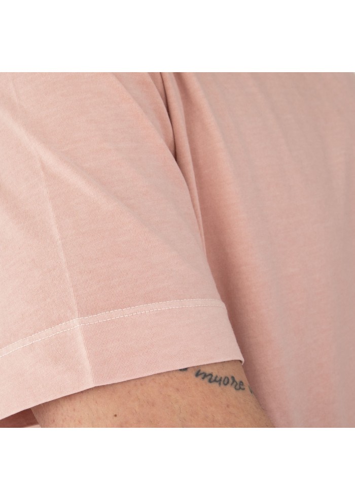 mens t shirt daniele fiesoli crew neck pink