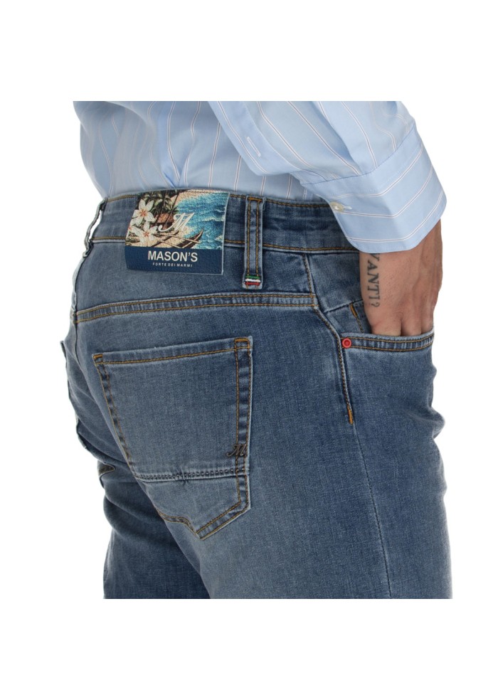 herren jeans masons harris regular blau