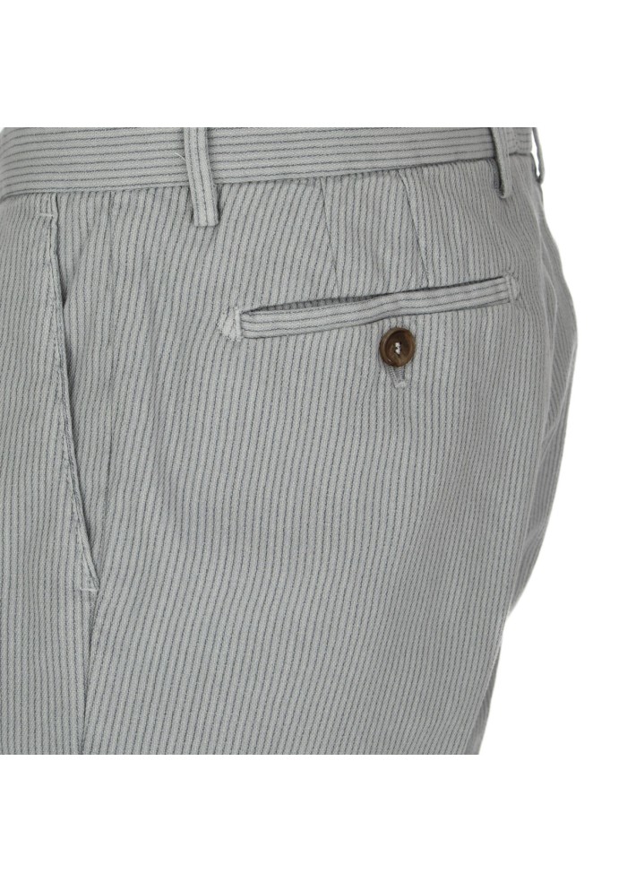 herren shorts briglia streifen grau blau