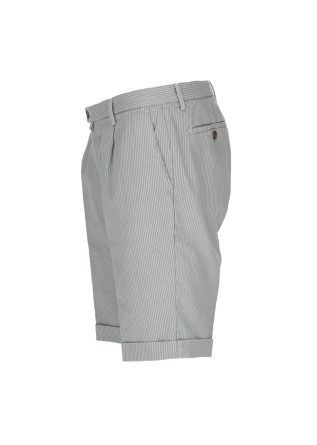 BRIGLIA | BERMUDA RIGHE GRIGIO BLU