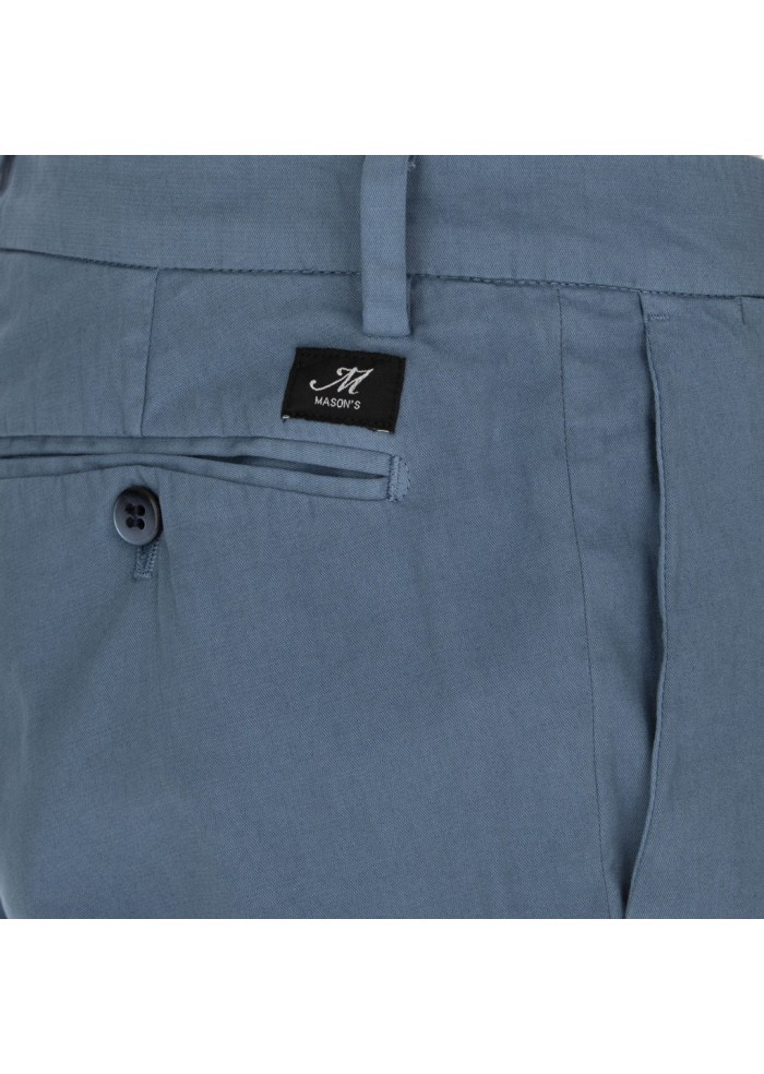 herren hose masons new york hellblau