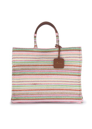 borsa a spalla chandana camille medium banes pink multicolor