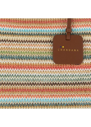 CHANDANA | BORSA A SPALLA CAMILLE MEDIUM BANES MANDARIN MULTICOLOR