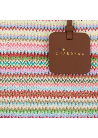 CHANDANA | BORSA A MANO CAMILLE SMALL BANES PINK MULTICOLOR