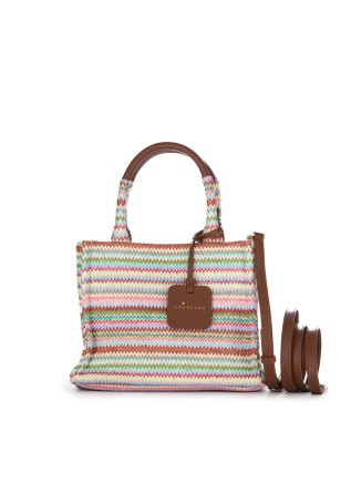 borsa a mano chandana camille small banes pink multicolor