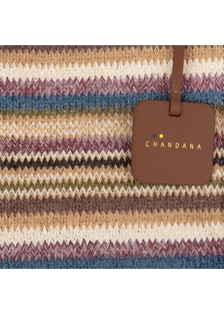 CHANDANA | HAND BAG CAMILLE SMALL BRANES PRUNE MULTICOLOR
