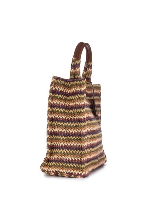 CHANDANA | BORSA A SPALLA CAMILLE MEDIUM PAOPAO PRUNE MULTICOLOR