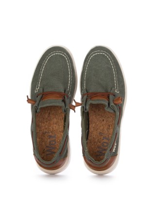 WOZ? | FLACHE SCHUHE GEORGE CANVAS GRÜN