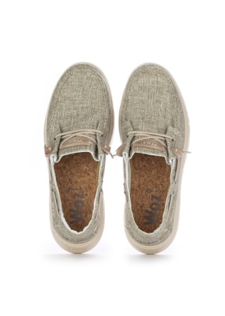 WOZ? | FLACHE SCHUHE JAMES GRIP LINO BEIGE