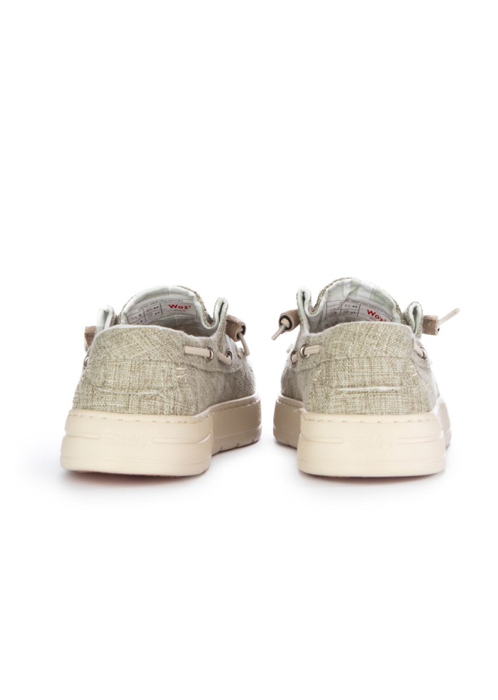scarpe basse uomo woz james grip lino beige